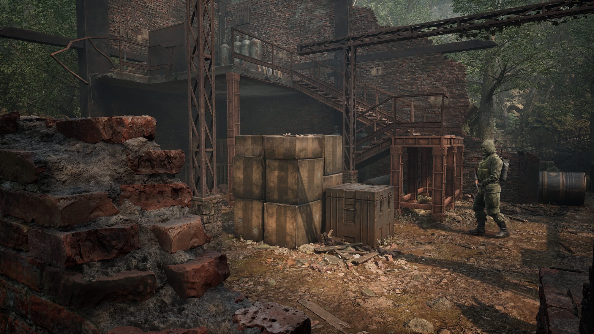 Metal Gear Solid Delta Snake Eater stealth gameplay showing enhanced camouflage system