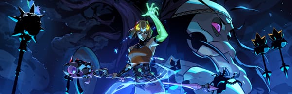 Princess Melinoe wielding magical powers in Hades 2, showcasing the game's stunning art direction and innovative combat system