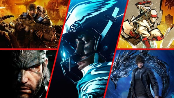 August 2025 upcoming games collage featuring Metal Gear Solid Delta, Gears of War Reloaded, and more