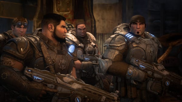 Gears of War Reloaded 4K screenshot showing enhanced graphics