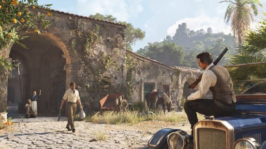 Mafia The Old Country stealth and combat guide screenshot showing Enzo in Sicily