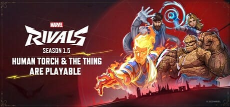 Marvel Rivals hero shooter game featuring iconic Marvel characters in combat
